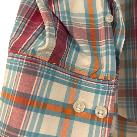 Club Room Red and Blue Button Down Shirt - Picture 4 of 15